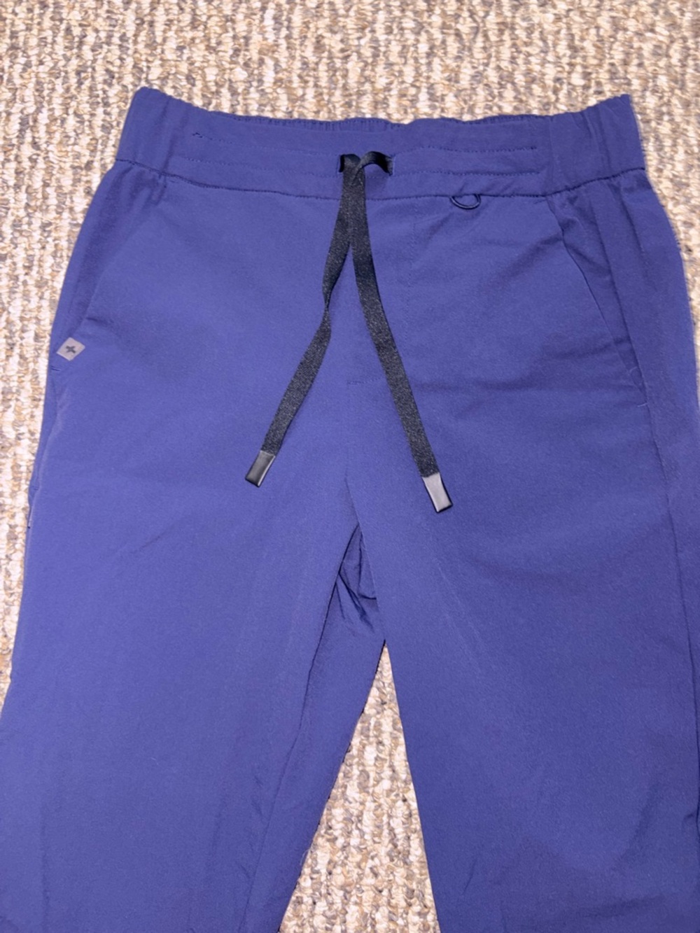 Figs Women Navy Slim Drawstring Joggers - Picture 3 of 5